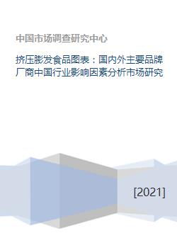 擠壓膨發(fā)食品圖表 國(guó)內(nèi)外主要品牌廠(chǎng)商中國(guó)行業(yè)影響因素分析市場(chǎng)研究